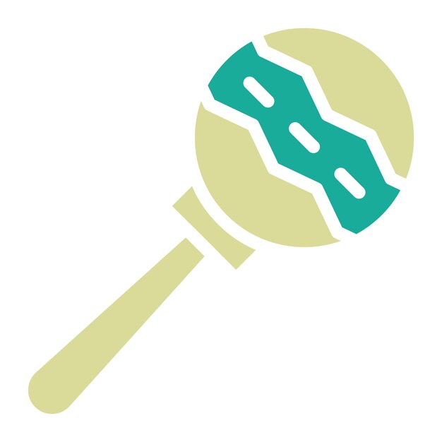 Ilustración del icono vectorial de ruido del conjunto de iconos del jardín de infantes