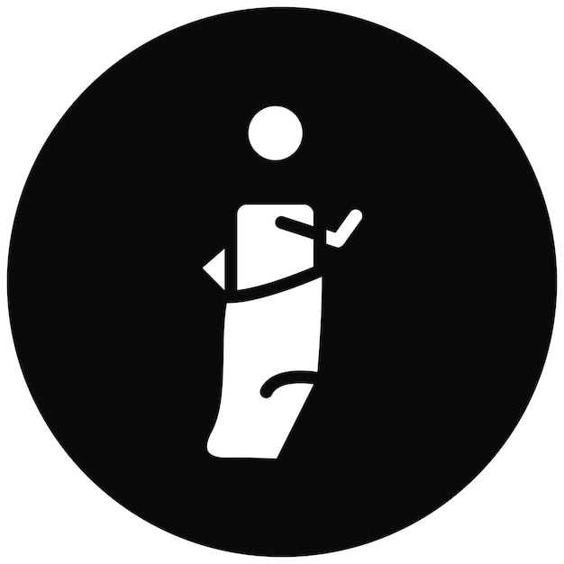 Ilustración del icono vectorial del saco de salto del iconset de Festa Junina