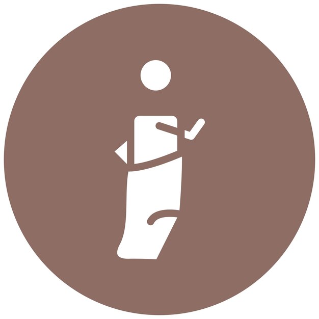 Ilustración del icono vectorial del saco de salto del iconset de Festa Junina