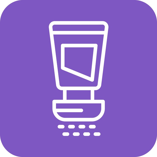 Ilustración del icono vectorial de sal del conjunto de iconos del restaurante