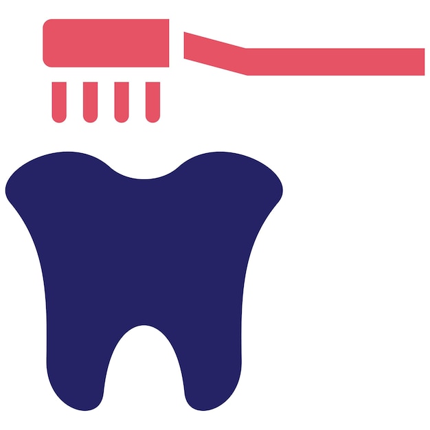 Ilustración del icono vectorial de salud oral del conjunto de iconos de Medicina I