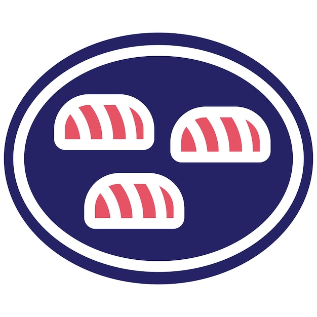 Ilustración del icono vectorial de Sarma del conjunto de iconos de World Cuisine