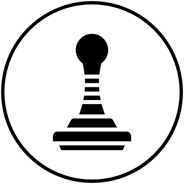 Ilustración del icono vectorial de sello de madera del conjunto de iconos de herramientas