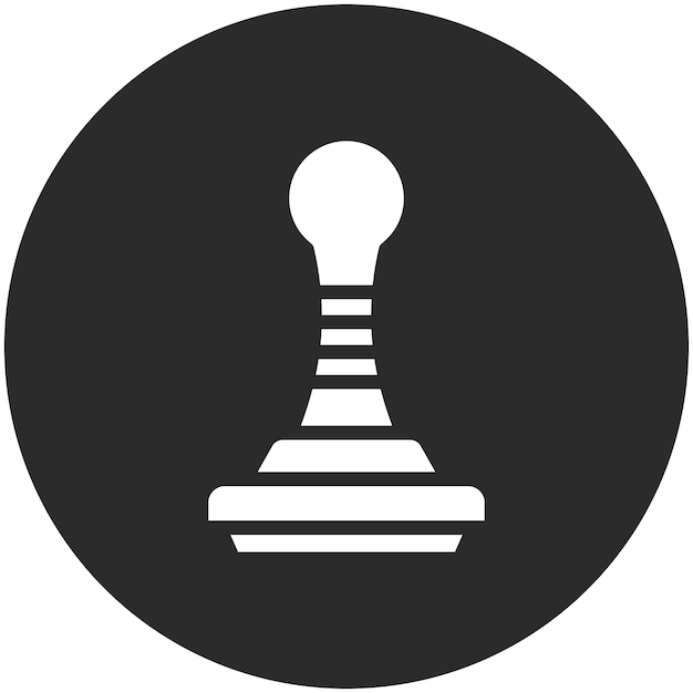 Ilustración del icono vectorial de sello de madera del conjunto de iconos de herramientas