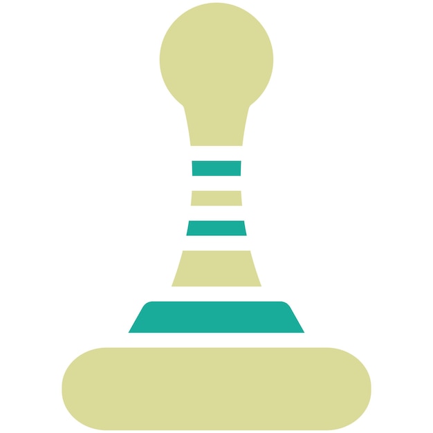Ilustración del icono vectorial de sello de madera del conjunto de iconos de negocios y oficinas