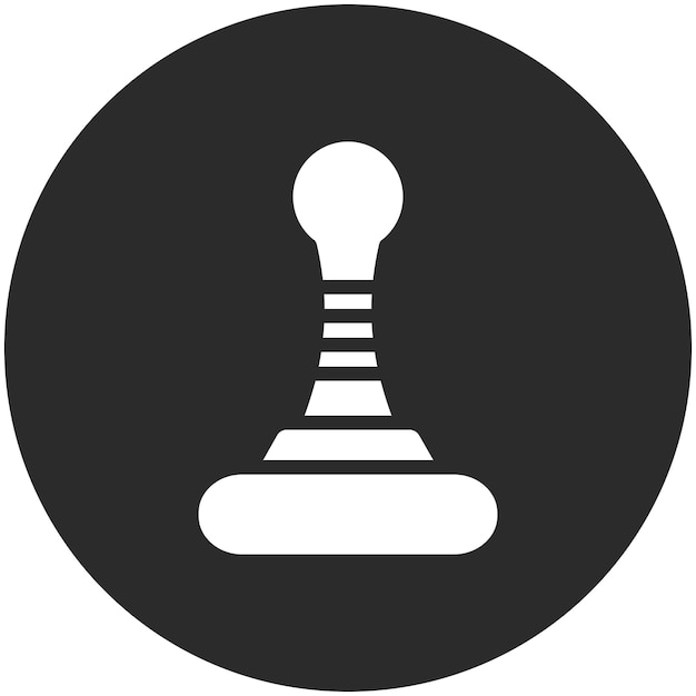 Ilustración del icono vectorial de sello de madera del conjunto de iconos de negocios y oficinas