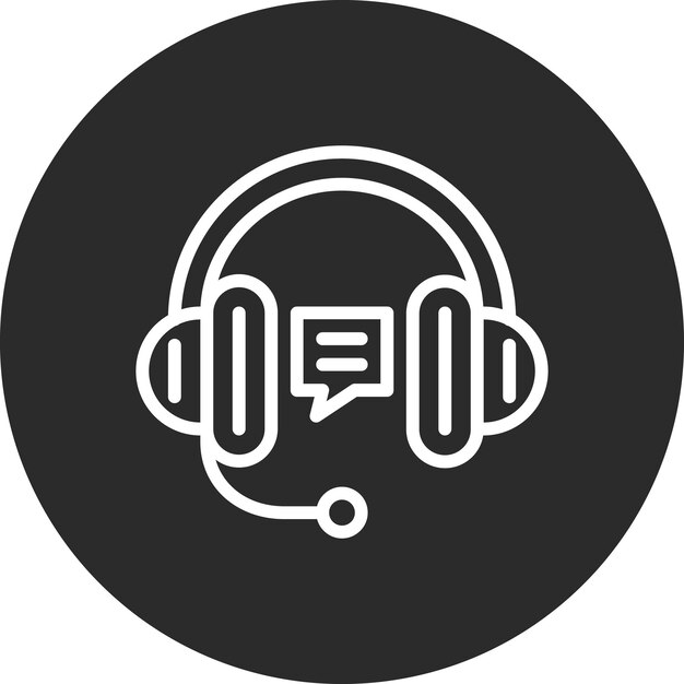Ilustración del icono vectorial de servicio al cliente del conjunto de iconos de servicios hoteleros