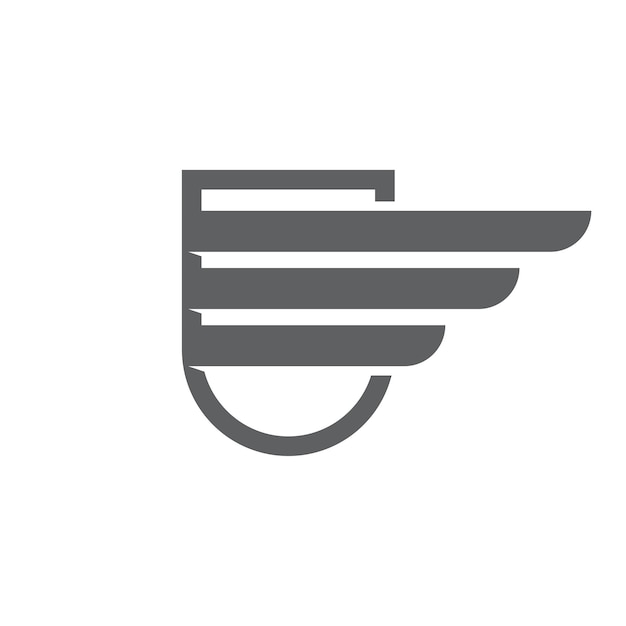 Ilustración del icono vectorial del símbolo del logotipo del escudo