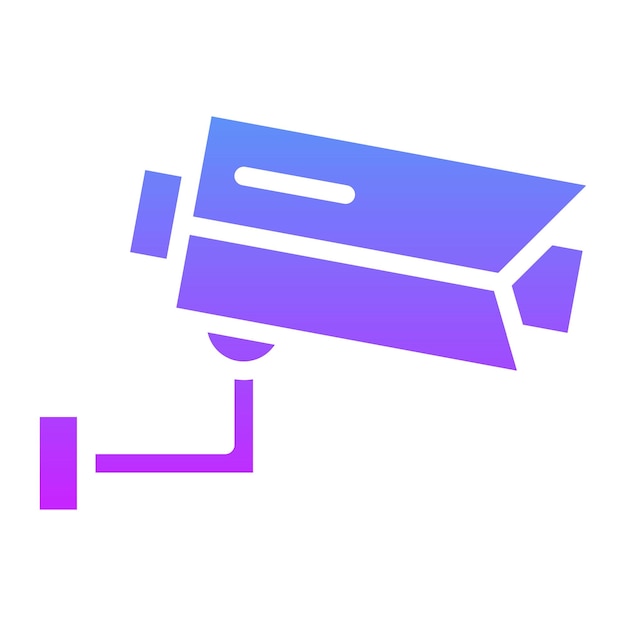 Ilustración del icono vectorial de Smart Cctv del conjunto de iconos de Smart Home