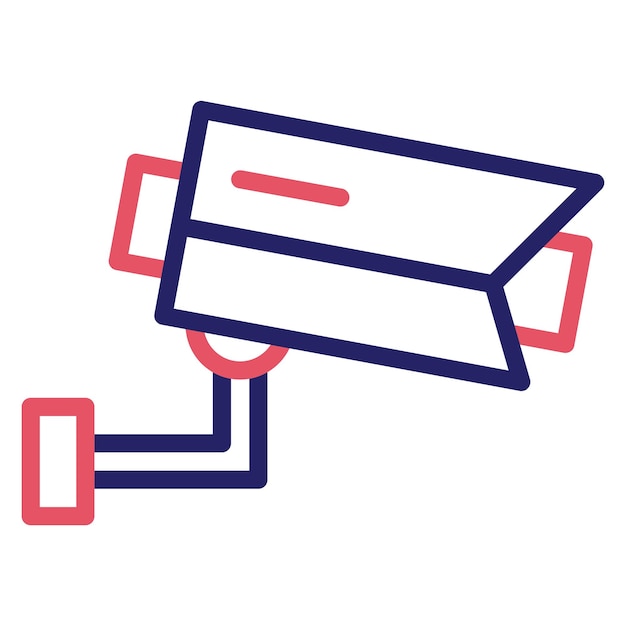 Ilustración del icono vectorial de Smart Cctv del conjunto de iconos de Smart Home