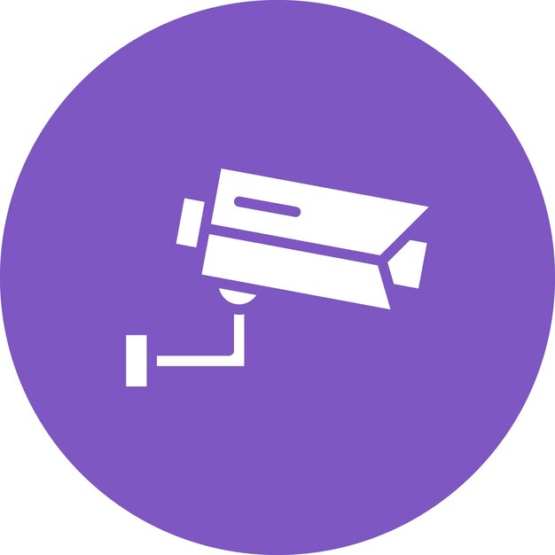 Ilustración del icono vectorial de Smart Cctv del conjunto de iconos de Smart Home