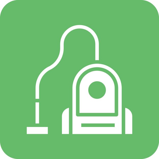 Ilustración del icono vectorial de Smart Vacuum Cleaner del conjunto de iconos de Smart Home