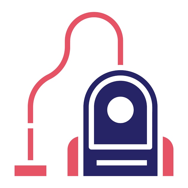 Ilustración del icono vectorial de Smart Vacuum Cleaner del conjunto de iconos de Smart Home