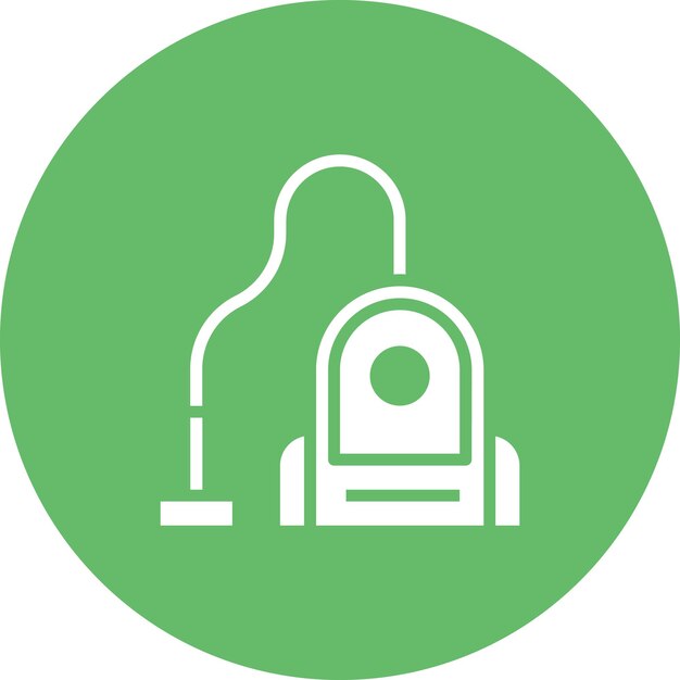 Ilustración del icono vectorial de Smart Vacuum Cleaner del conjunto de iconos de Smart Home