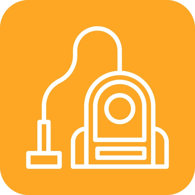 Ilustración del icono vectorial de Smart Vacuum Cleaner del conjunto de iconos de Smart Home