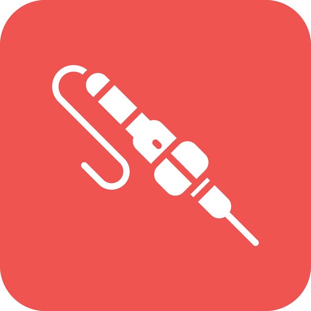 Ilustración del icono vectorial de soldadura de hierro del conjunto de iconos de herramientas eléctricas
