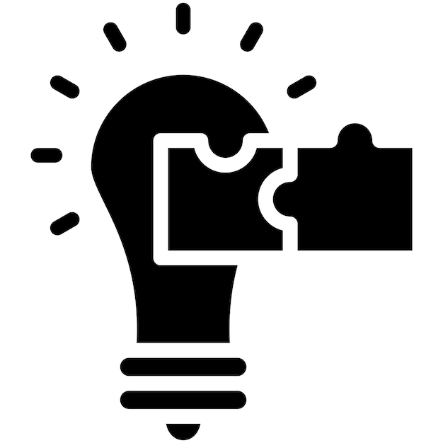 Ilustración del icono vectorial de la solución del conjunto de iconos de Generation Gap