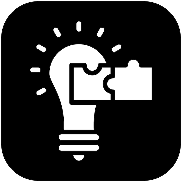 Ilustración del icono vectorial de la solución del conjunto de iconos de Generation Gap