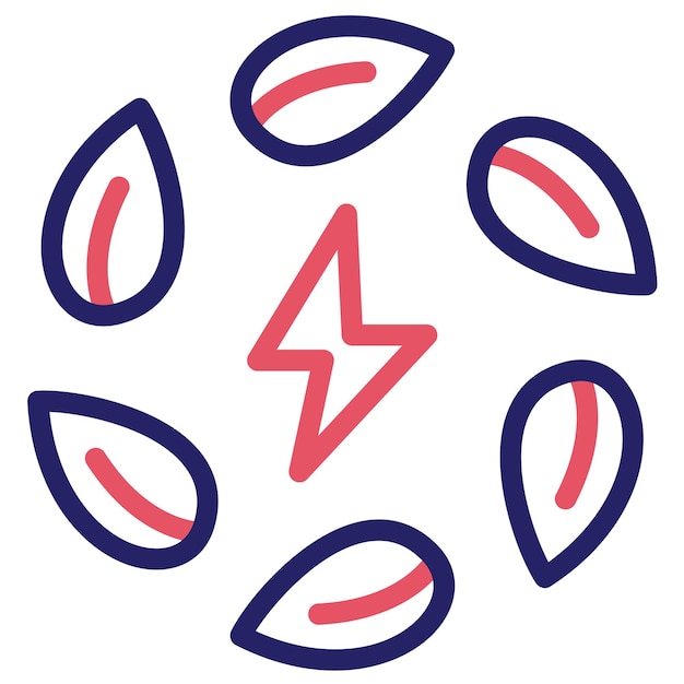 Ilustración del icono vectorial de sostenibilidad del conjunto de iconos de energía sostenible