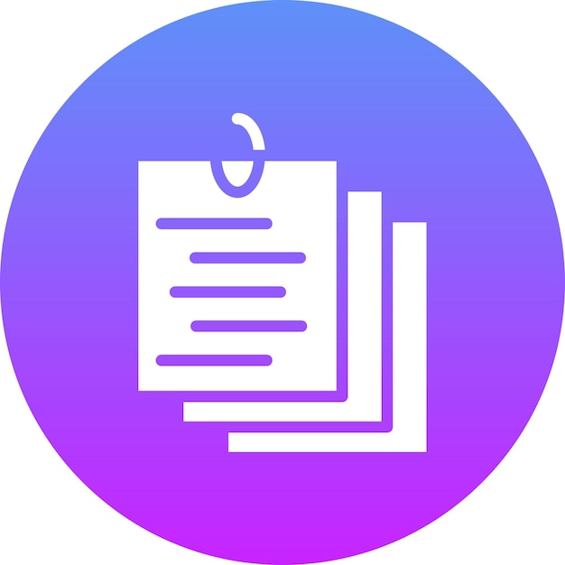 Ilustración del icono vectorial de Sticky Notes del conjunto de iconos de Back to School