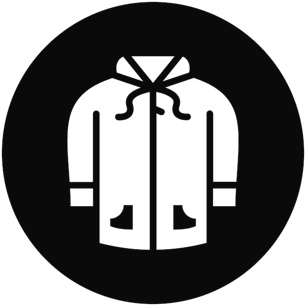 Ilustración del icono vectorial de la sudadera del conjunto de iconos de comercio electrónico de moda