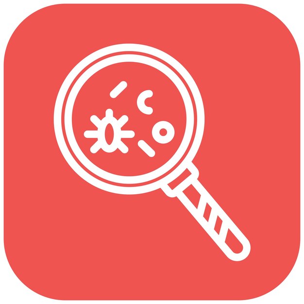 Ilustración del icono vectorial de las superficies contaminadas del conjunto de iconos de enfermedades infecciosas