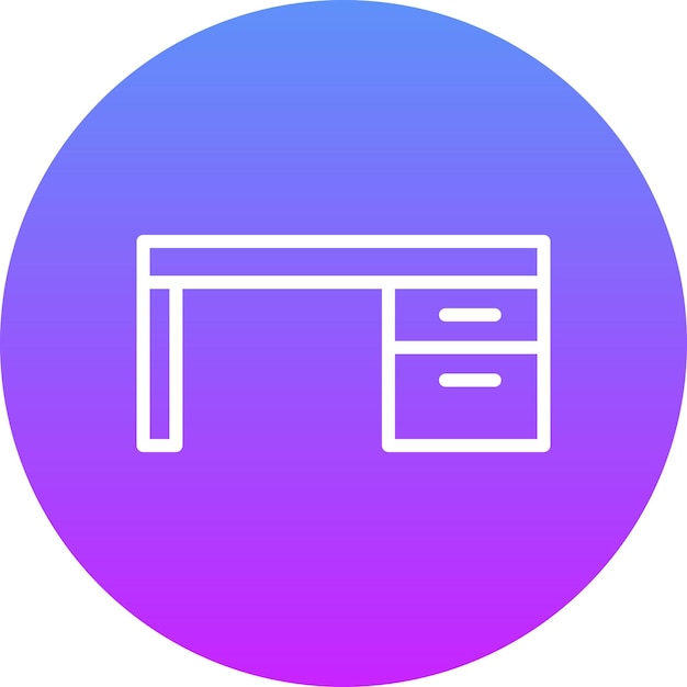 Ilustración del icono vectorial de la tabla del conjunto de iconos de ingeniería