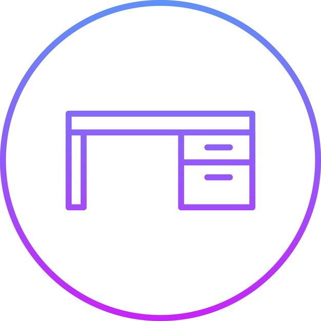 Ilustración del icono vectorial de la tabla del conjunto de iconos de ingeniería