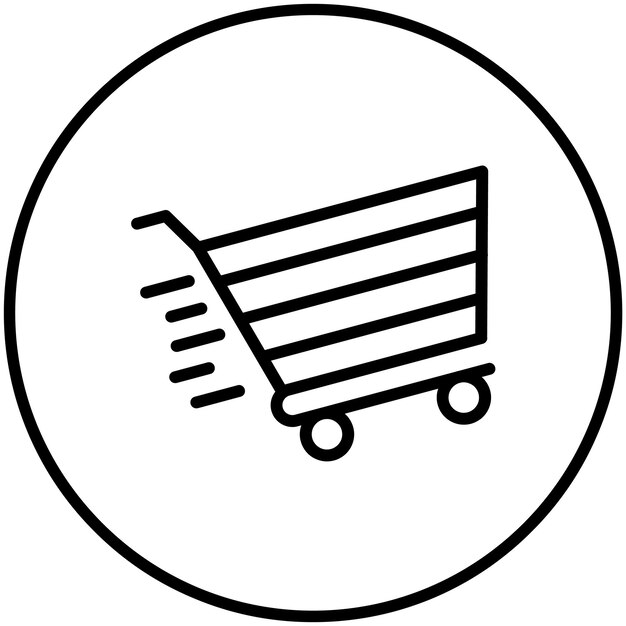 Ilustración del icono vectorial Take Away del conjunto de iconos de compras y comercio electrónico