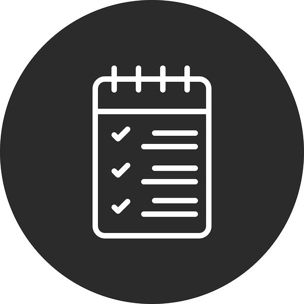 Ilustración del icono vectorial de tareas del conjunto de iconos de inicio de negocio