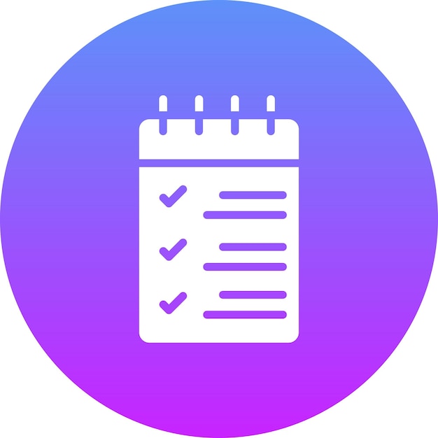 Ilustración del icono vectorial de tareas del conjunto de iconos de inicio de negocio