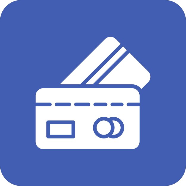 Ilustración del icono vectorial de las tarjetas del icono del Oeste Salvaje