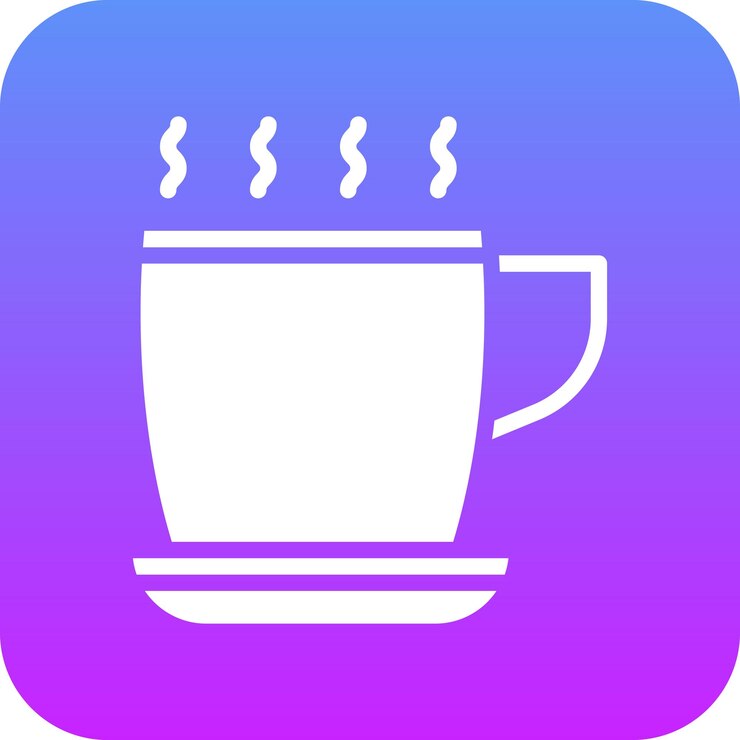 Vector ilustración del icono vectorial de la taza del conjunto de iconos de la mañana y el desayuno
