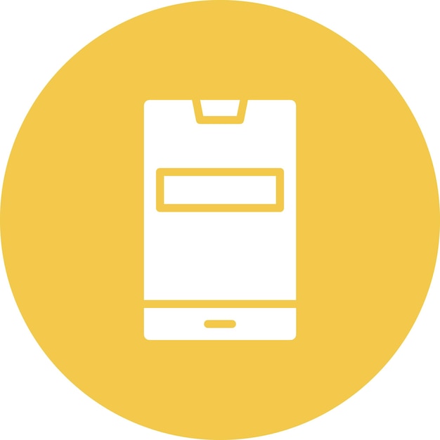 Ilustración del icono vectorial del teléfono inteligente del conjunto de iconos de entretenimiento