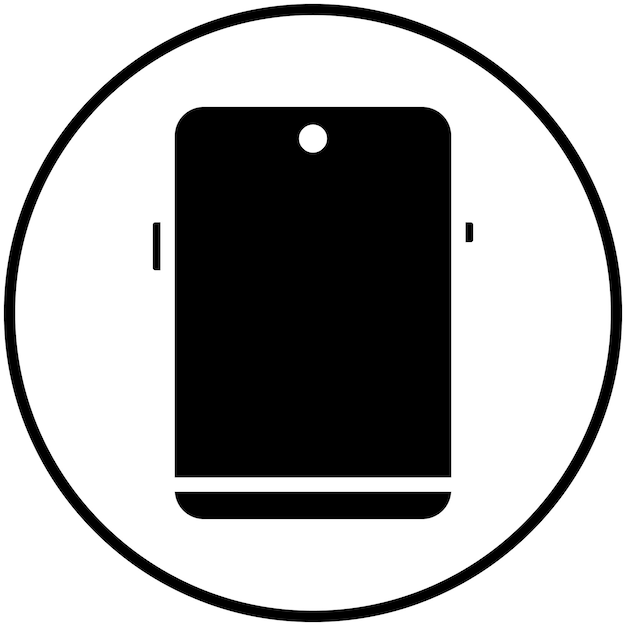 Ilustración del icono vectorial del teléfono inteligente del conjunto de iconos de Generation Gap
