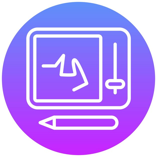 Ilustración del icono vectorial de Telesketch del conjunto de iconos de juguetes para niños