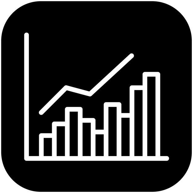 Ilustración del icono vectorial de tendencia del conjunto de iconos de la economía Gig