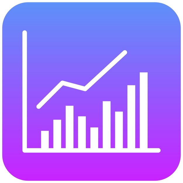 Ilustración del icono vectorial de tendencia del conjunto de iconos de la economía Gig
