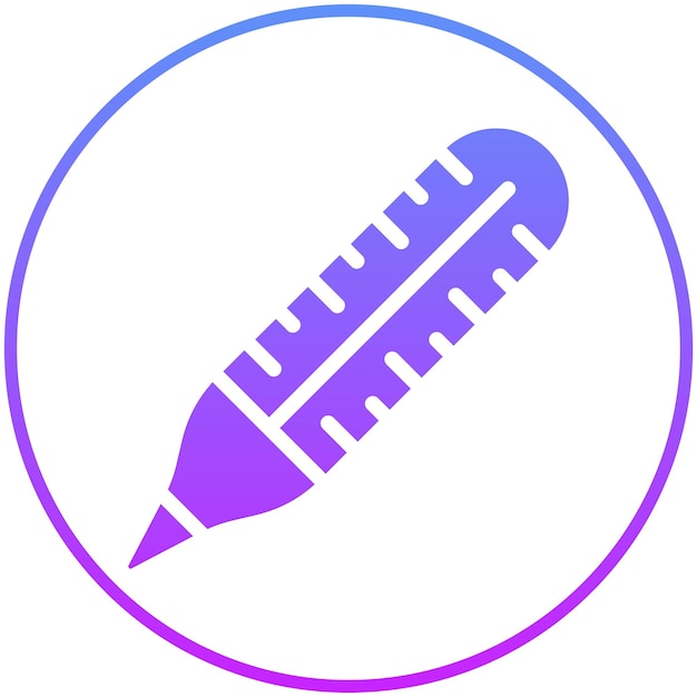 Ilustración del icono vectorial del termómetro del conjunto de iconos de Spa