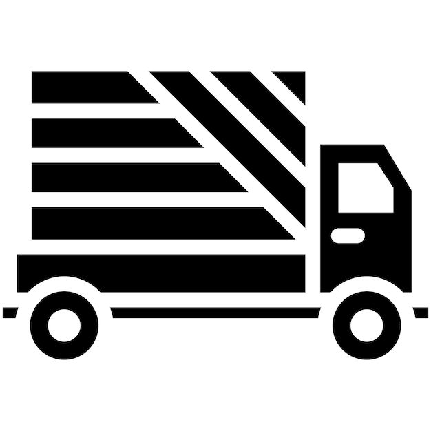 Ilustración del icono vectorial de transporte del conjunto de iconos de Gig Economy
