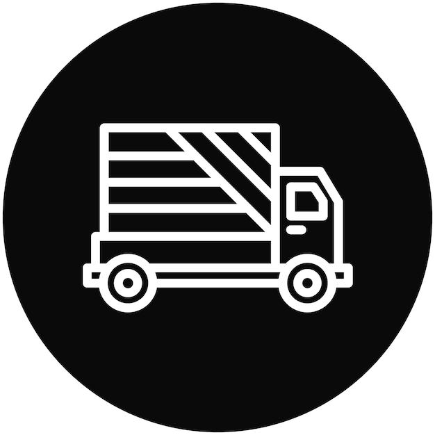 Ilustración del icono vectorial de transporte del conjunto de iconos de Gig Economy