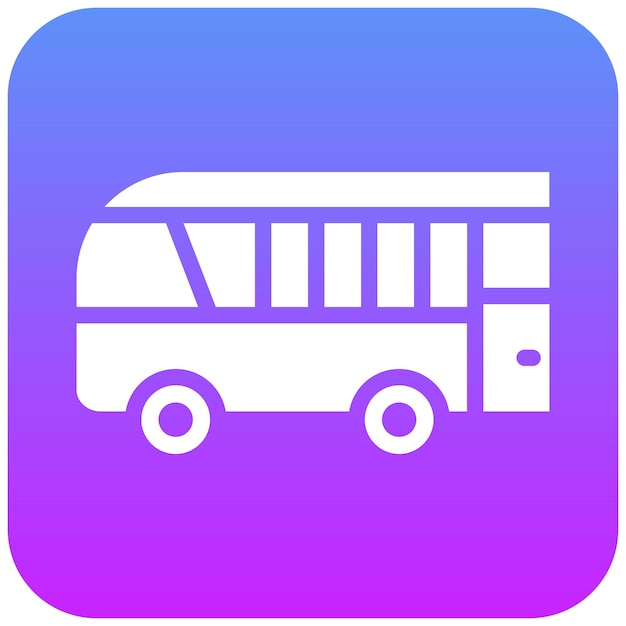 Ilustración del icono vectorial de transporte del conjunto de iconos de planificación de vacaciones