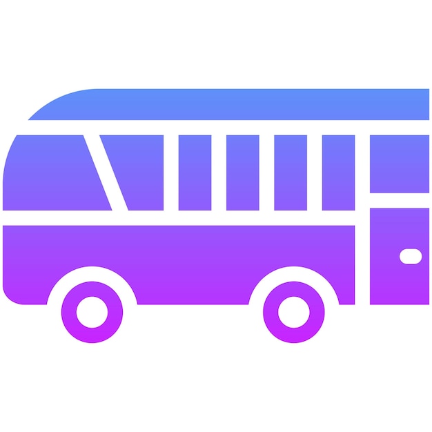Ilustración del icono vectorial de transporte del conjunto de iconos de planificación de vacaciones