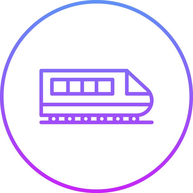 Ilustración del icono vectorial del tren del conjunto de iconos del Oeste Salvaje