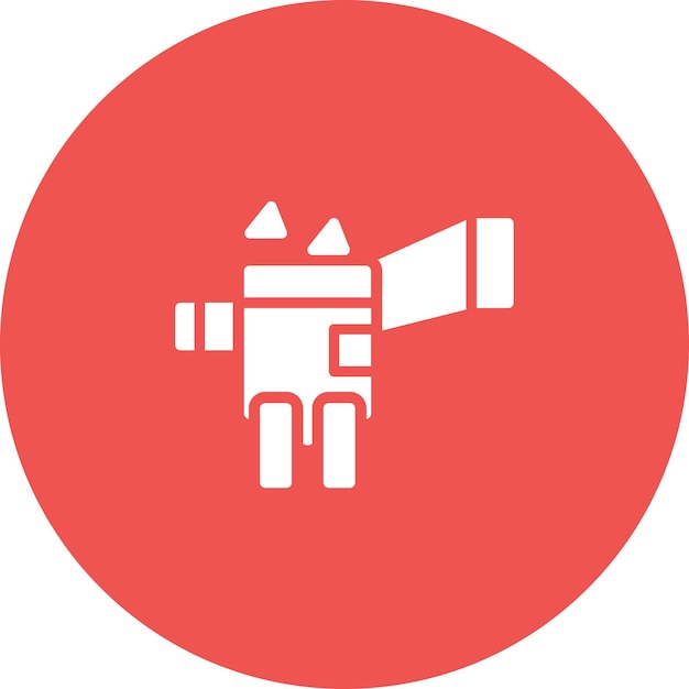 Ilustración del icono vectorial de la trituradora del conjunto de iconos del proceso industrial