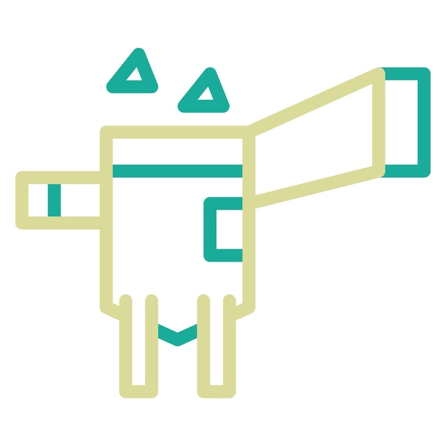 Ilustración del icono vectorial de la trituradora del conjunto de iconos del proceso industrial