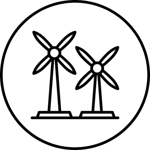 Ilustración del icono vectorial de la turbina de resorte del conjunto de iconos de resorte