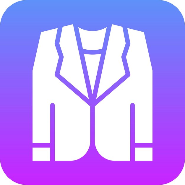 Ilustración del icono vectorial de Tuxedo del conjunto de iconos de costura