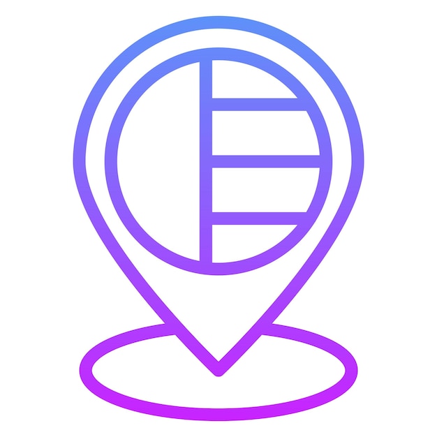 Ilustración del icono vectorial de ubicación de Dubai del iconset de Dubai