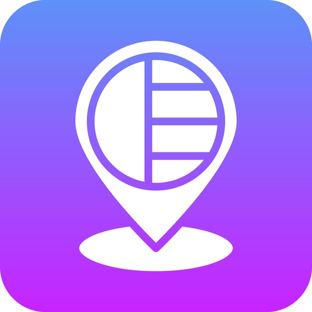 Ilustración del icono vectorial de ubicación de Dubai del iconset de Dubai